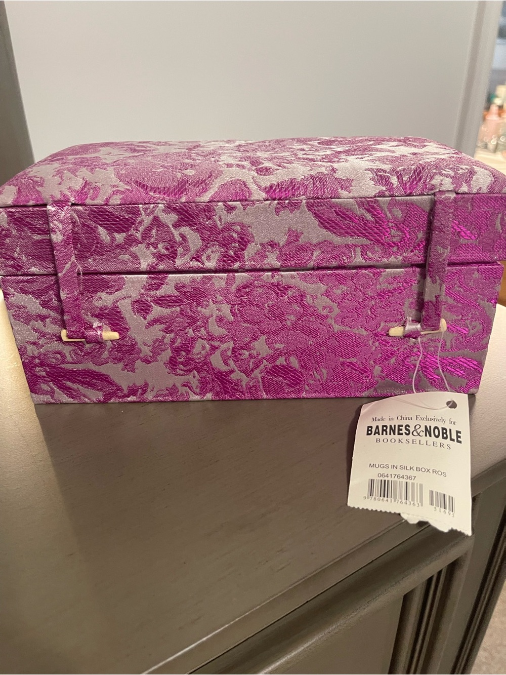 Barnes & Noble White and Pink Floral Ceramic Mug Gift Set - Picture 2 of 7